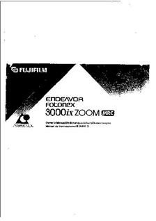 Fujifilm Fotonex 3000 ix-MRC manual. Camera Instructions.